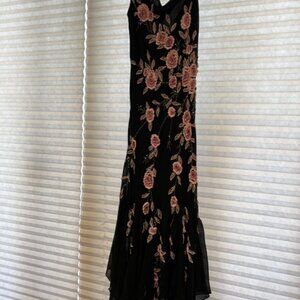 Sue Wong Vintage Hankerchief 100% silk dress